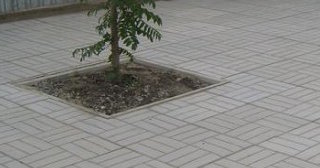 Качественная тротуарная плитка серого цвета в Долгопрудном в октябре