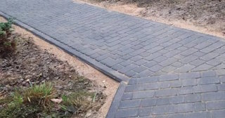 Укладка тротуарной плитки на основание в Долгопрудном в октябре