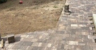 Профессиональная укладка тротуарной плитки на клей в Долгопрудном в октябре