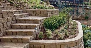 Установка подпорных стенок из блоков в Долгопрудном от 3551 руб. - ТротуарнаяПлитка